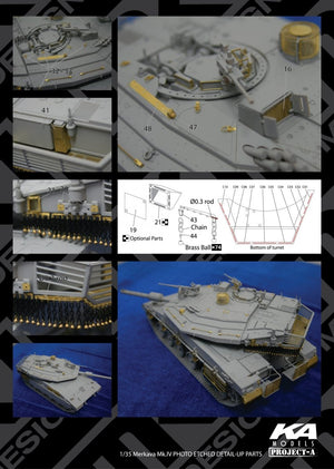 MK1 Design MM-35002 MERKAVA MK.IV DETAIL-UP ETCHD PARTS 1/35 – image 2