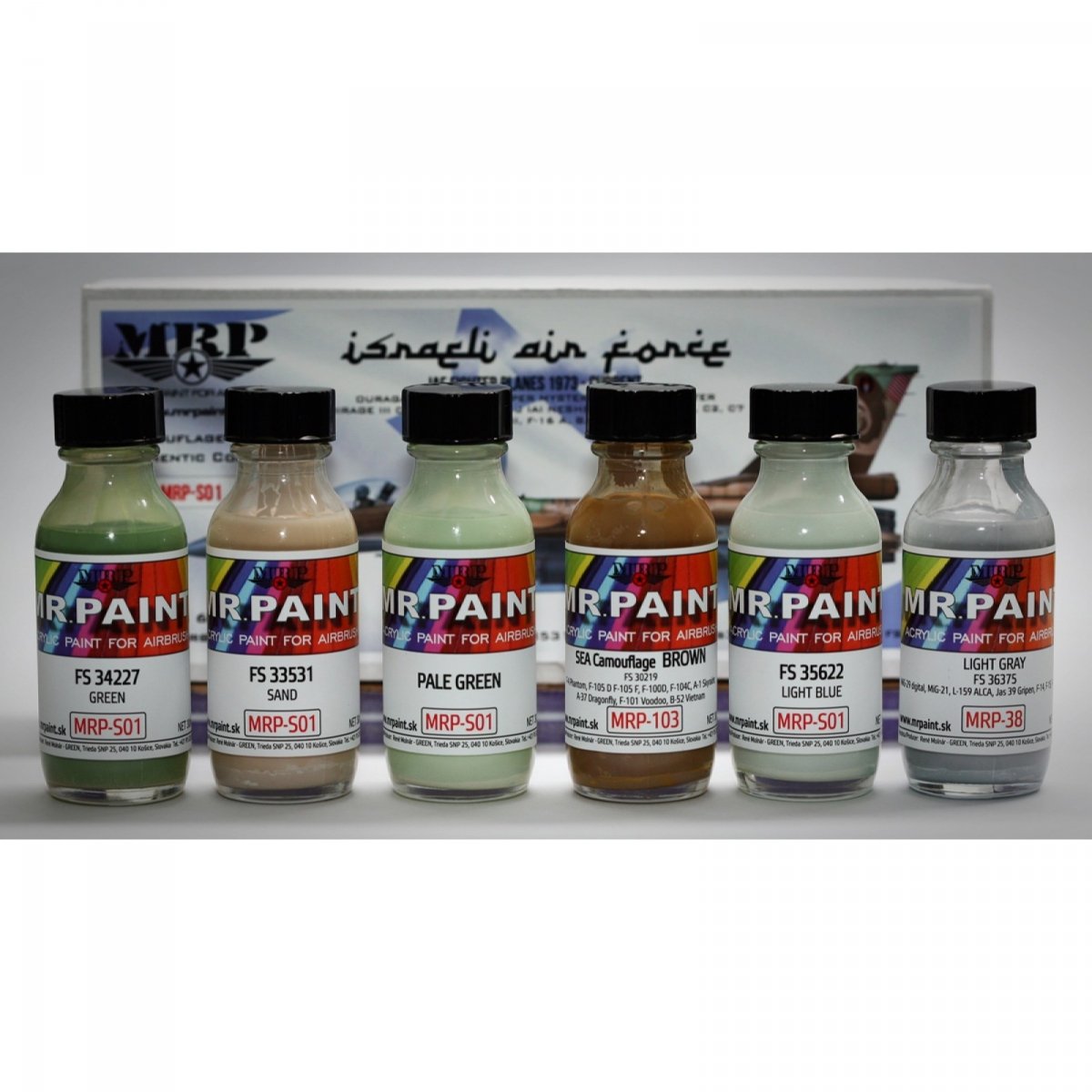 Mr. Paint MRP-S01 ISRAELI AIR FORCE 6x30ml – image 2