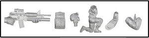 CMK F48332 Kneeling Soldier (on left knee), US Army Infantry Squad 2nd Division (part 2) 1/48 – immagine 2