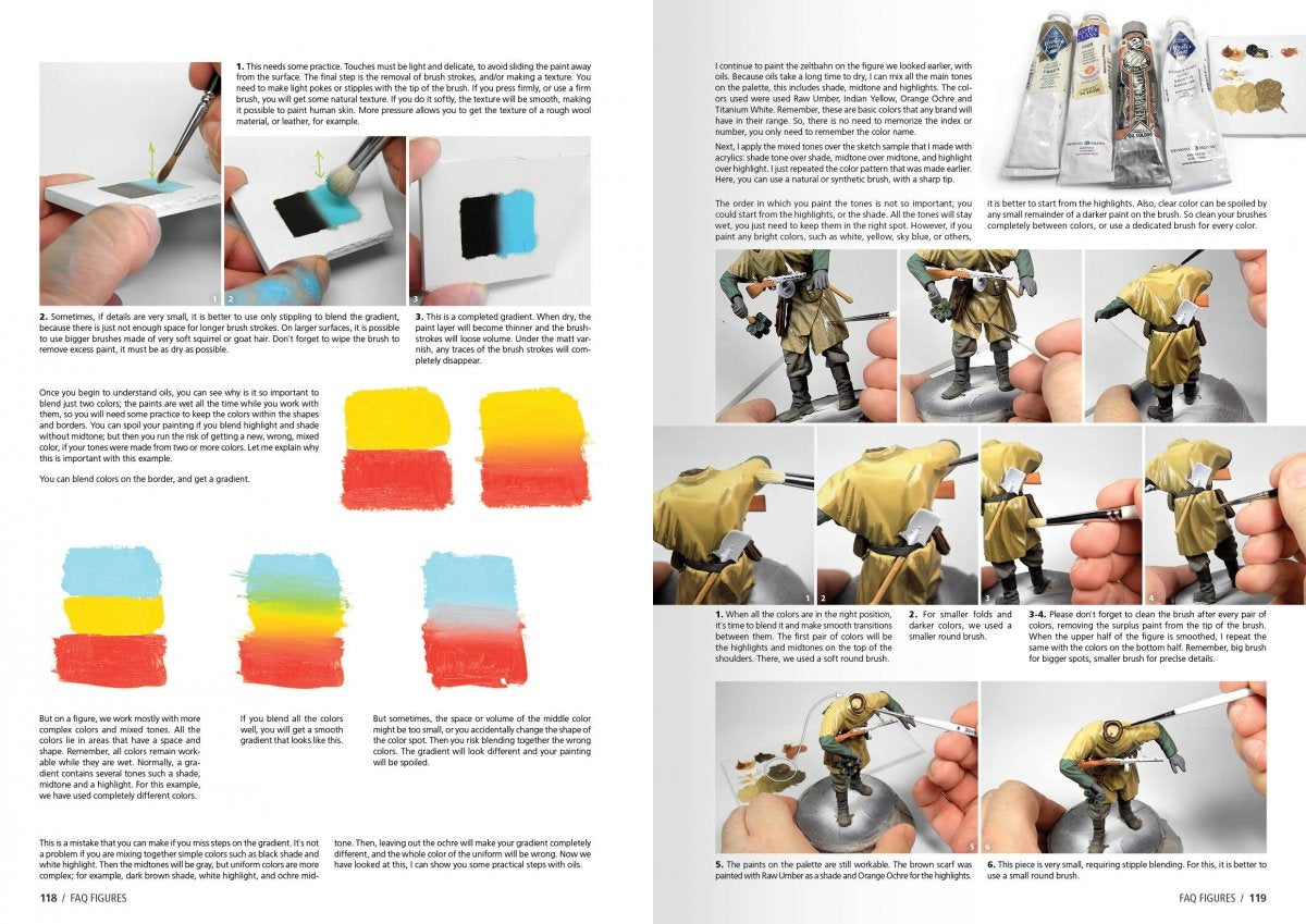 AK Interactive AK630 FIGURES FAQ – FIGURE PAINTING TECHNIQUES EN/ES – obrázek 3