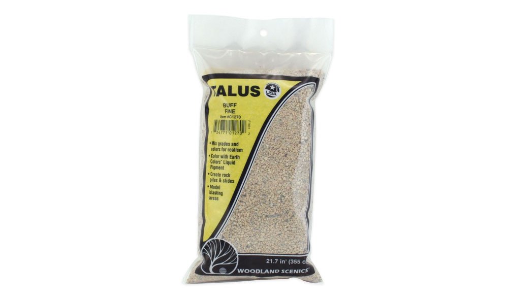 Woodland Scenics WC1270 Fine Buff Talus - fine rock aggregate – image 2