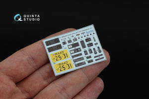 Quinta Studio QD24022 Suzuki Jimny JA71-JA11 3D-Printed colored Interior on decal paper (Hasegawa) 1/24 – obrázek 5