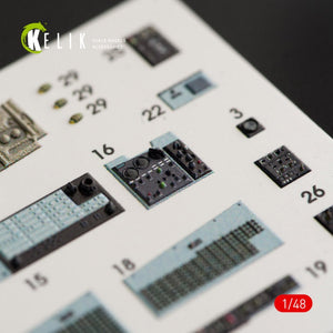 KELIK K48027 F-4B INTERIOR 3D DECALS FOR TAMIYA KIT 1/48 – image 2