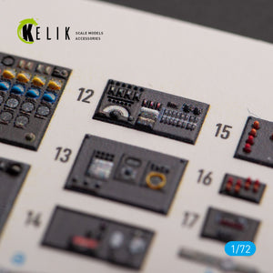 KELIK K72158 AVRO LANCASTER B.III - interior 3D decals for Airfix kit 1/72 – Bild 6