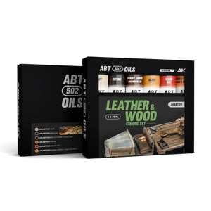 502 Abteilung ABT311 LEATHER and WOOD COLORS SET 6x20ml – immagine 2