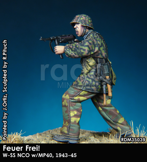 RADO Miniatures RDM35039 Feuer Frei W-SS NCO w/Mp-40 1943-45 1/35 – image 2
