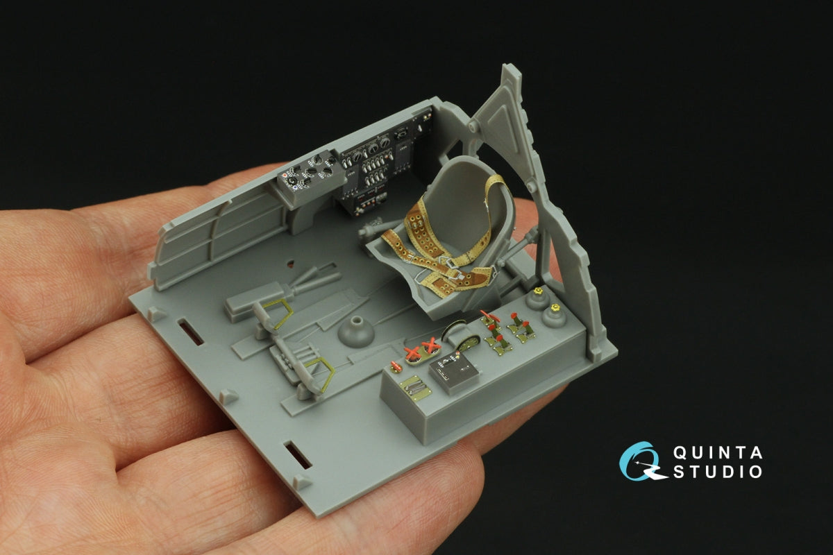 Quinta Studio QD32238 Mitsubishi J2M3/5/6 Raiden 3D-Printed colored Interior on decal paper (Hasegawa) 1/32 – immagine 7