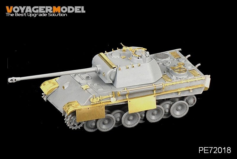 Maquette Voyager PE72018 Panther G allemand de la Seconde Guerre mondiale pour tous les modèles au 1/72
