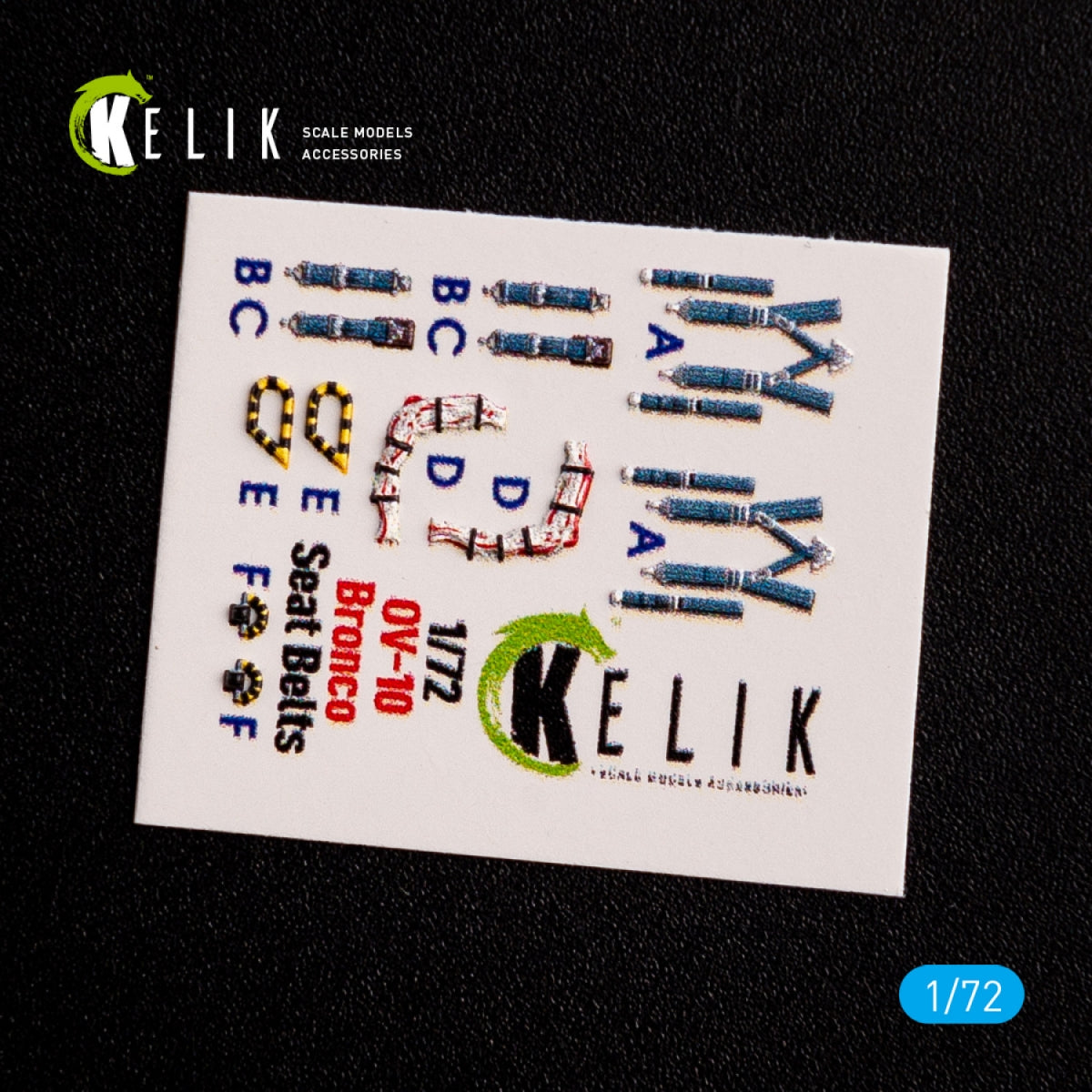 KELIK K72081 OV-10D+ &amp;quot;Bronco&amp;quot; interior 3D decals for ICM kit 1/72 – image 2