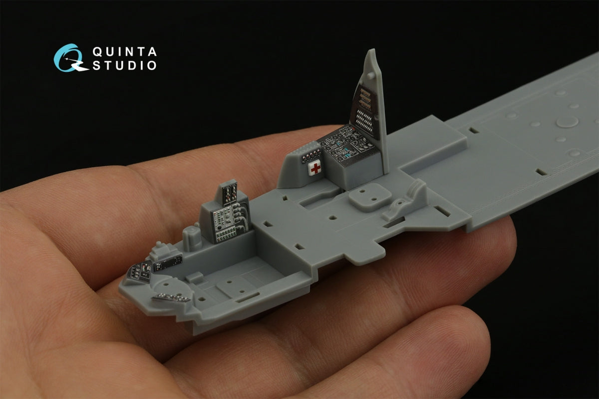 Quinta Studio QD48406 Mi-24 Nato Hind 3D-Printed &amp;amp; colored Interior on decal paper (Trumpeter) 1/48 – Bild 9