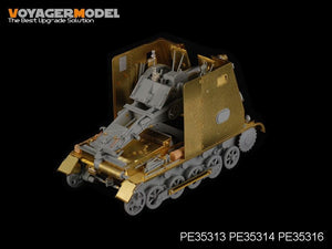 Voyager Model PE35313 WWII German 150mm s.IG.33(Sf) auf Pz.Kpfw.I Ausf.B Basic For DRAGON 6259 1/35 – image 5