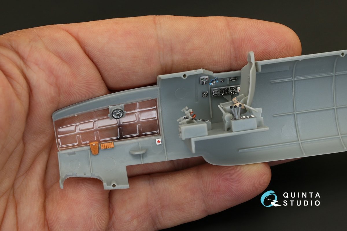 Quinta Studio QD48100 IL-4 3D-Printed &amp;amp; colored Interior on decal paper (for Xuntong kit) 1/48 – Bild 12