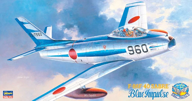 Hasegawa PT15 F-86F-40 Saber 'Blue Impulse' 1/48