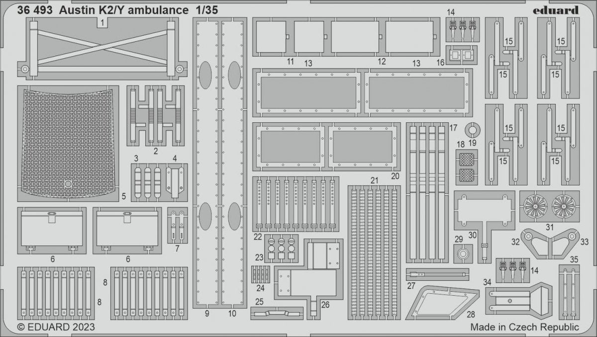 Eduard 36493 Austin K2/Y ambulance AIRFIX 1/35