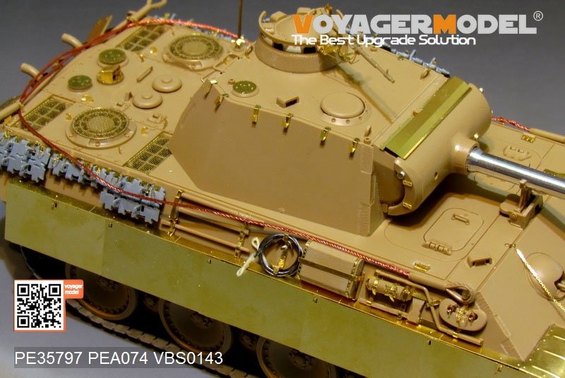 Voyager Model PE35797 WWII German Panther G Early ver.Basic（For TAMIYA 35170/35174） 1/35 – obrázek 3