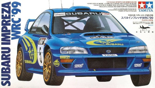 Tamiya 24218 Subaru Impreza WRC &amp;#39;99 1/24
