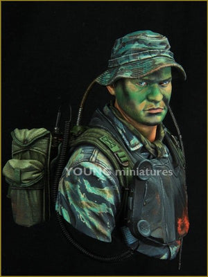 Young Miniatures YM1845 US NAVY SEAL VIETNAM 1/10 – zdjęcie 2