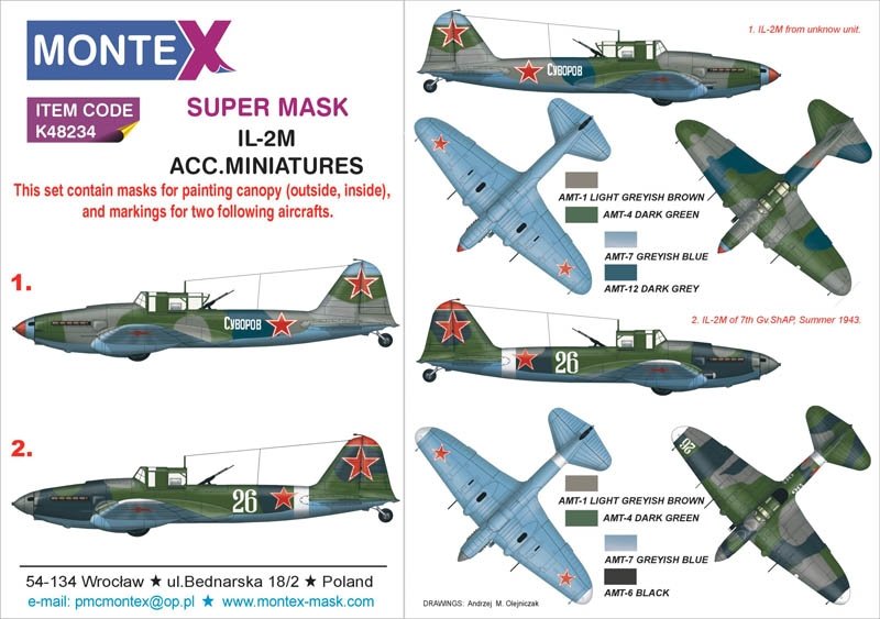 Montex K48234 IL-2M 1/48