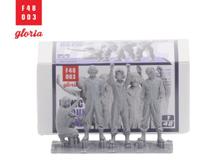 Gloria F48003 USMC Ground Crew 4 x 3D Printed figures 1/48 – image 3