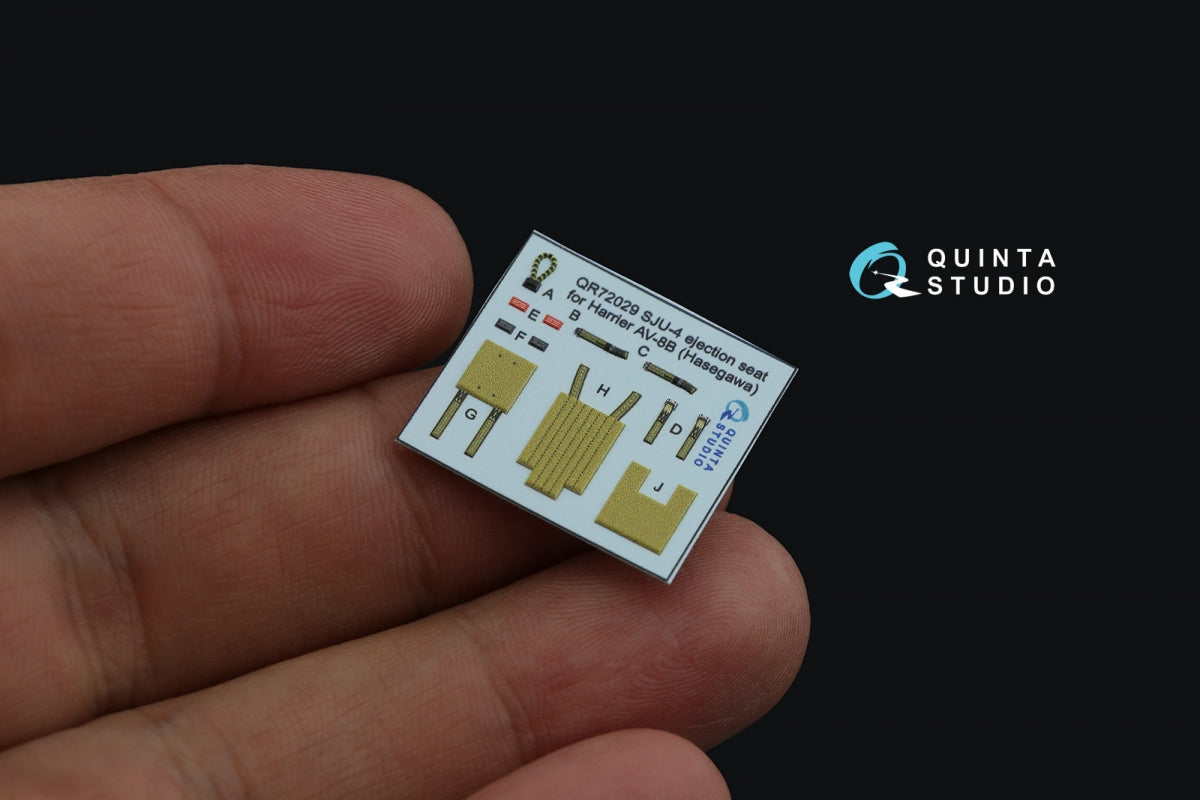 Quinta Studio QD72130 AV-8B early 3D-Printed colored Interior on decal paper (Hasegawa) 1/72 – image 9