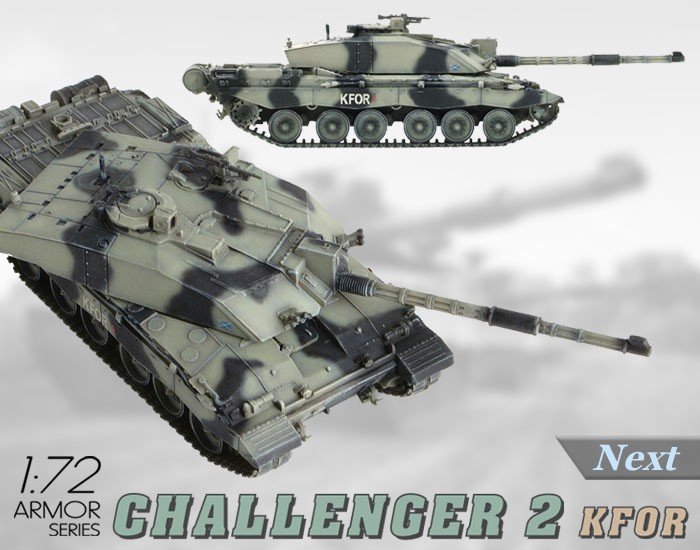 Dragon 7222 CHALLENGER II KFOR 1/72 – immagine 2