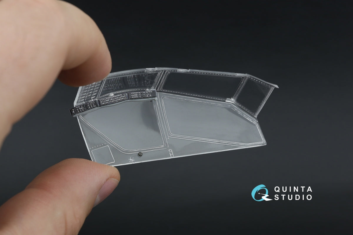 Quinta Studio QDS-48571 AH-64A 3D-Printed &amp;amp; colored Interior on decal paper (Hasegawa) (small version) 1/48 – Bild 10