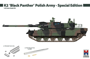 Hobby 2000 35006SE K2 Black Panther Polish Army - Special Edition ( H2K35006 + ABER BARREL + MOVABLE TRACKS ) 1/35
