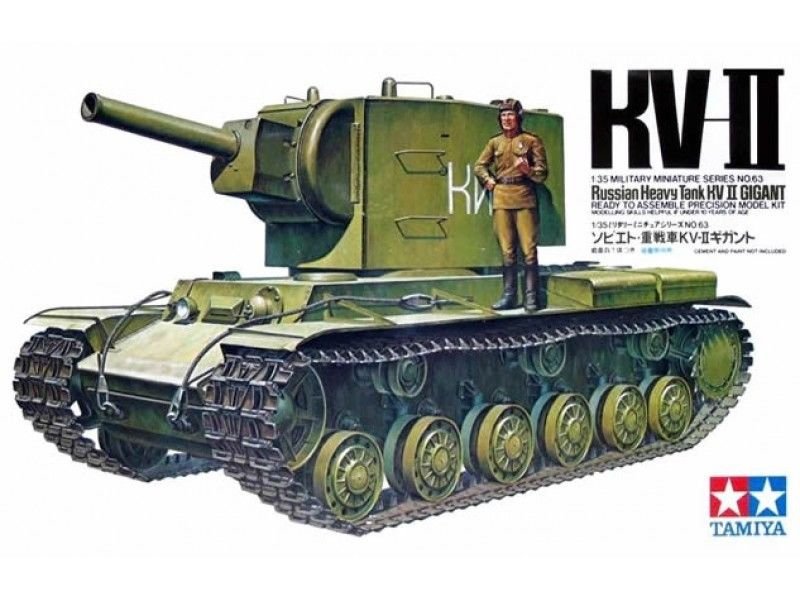 Tamiya 35063 KV-II Russian Heavy Tank 1/35