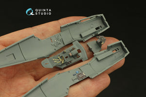 Quinta Studio QD72102 BF 109F-2/4 3D-Printed &amp;amp; colored Interior on decal paper (Eduard) 1/72 – Bild 3