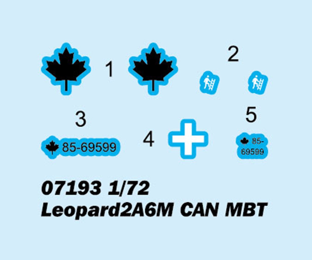 Trumpeter 07193 Leopard2A6M CAN MBT 1/72 – zdjęcie 3