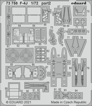 Eduard 73758 F-4J FINE MOLDS 1/72 – image 3