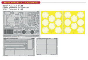 Eduard BIG3598 Panther Ausf. G 1/35 for RYEFIELD MODEL – immagine 2