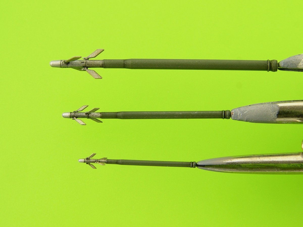 Master AM-35-003 Mi-24 (Hind D/E) - JakB-12.7 machine gun barrel and DUAS probe (metal and resin parts) 1/35 – image 6
