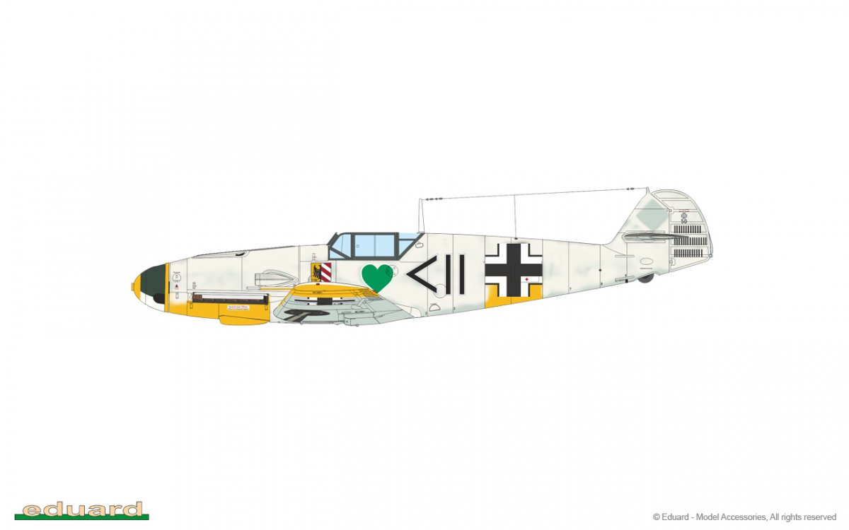 Eduard 70154 Bf 109F-2 ProfiPACK 1/72 – obrázek 8