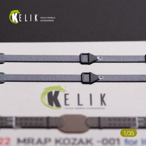 KELIK K35022 Kozak-001 Ukrainian MRAP 3D decals for ICM kit 1/35 – obrázek 8