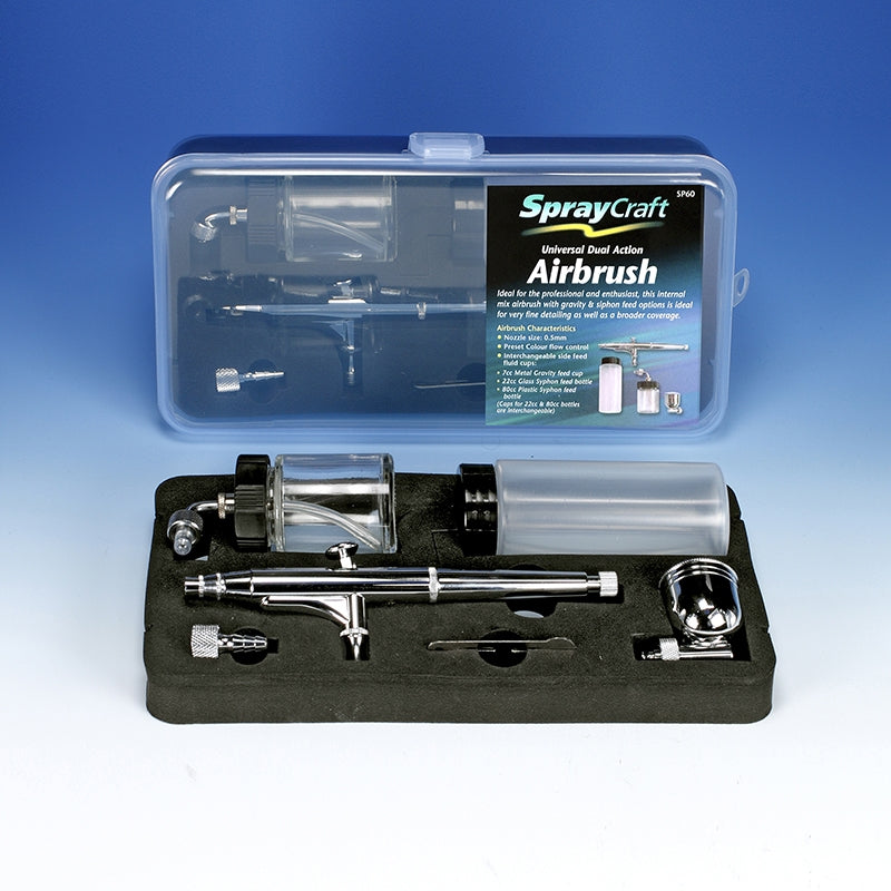 SprayCraft SP60 Universal Dual Action Airbrush 0.5 mm