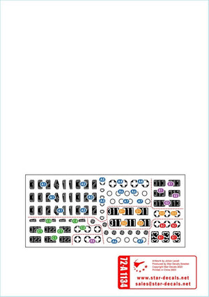 Star Decals 72-A1134 Wiking #6. 5. SS-Wiking in Caucasus 1942-43. Pz IV Ausf F, Pz IV Ausf F2 and Pz IV Ausf G. 1/72 – Bild 3