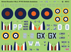 ICM 48312 Bristol Beaufort Mk.I WWII British dominions Air Force 1/48 – image 3
