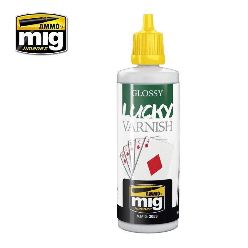 AMMO Mig 2053 GLOSSY LUCKY VARNISH 60ml. (glossy varnish)