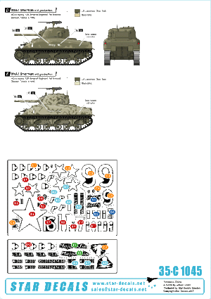 Star Decals 35-C1045 US in North Africa 1942-43 # 1 1/35 – Bild 2