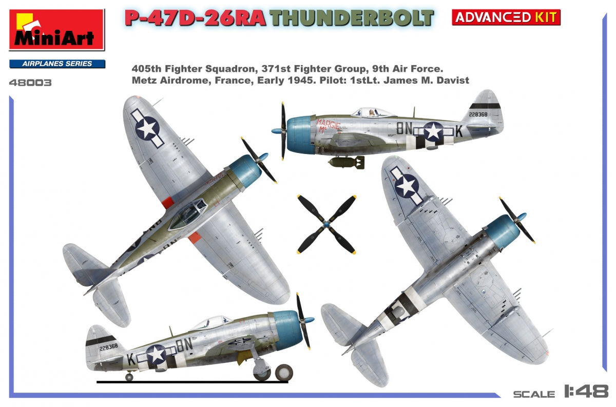 MiniArt 48003 P-47D-26RA THUNDERBOLT. ADVANCED KIT 1/48 – obrázek 5