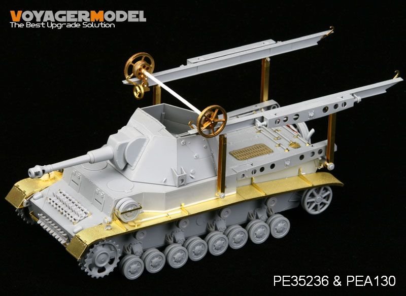 Voyager Model PEA130 WWII German Heuschrecke IVb "Grasshopper" Fenders (For DRAGON 6439) 1/35