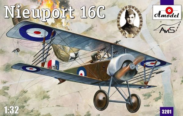 Maquette A-Model 03201 Chasseur français Nieuport 16C (Lt. Albert Ball) 1/32