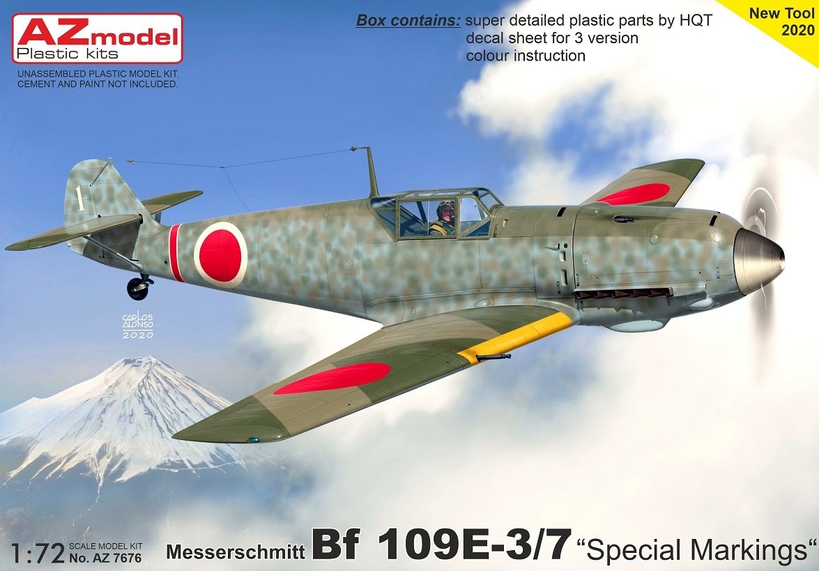 AZ Model AZ7676 Bf 109E-3/7 &amp;quot;Special Markings&amp;quot; 1/72