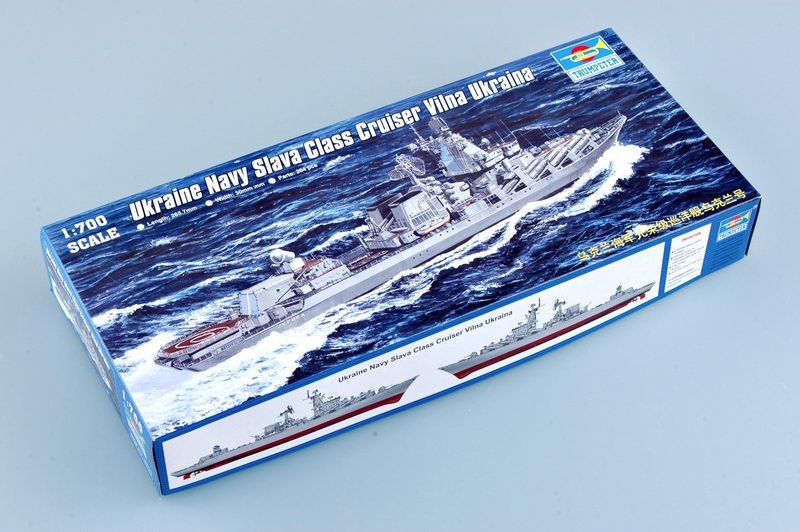 Trumpeter 05723 Ukraine Navy Slava Class Cruiser Vilna Ukraina 1/700 – image 2
