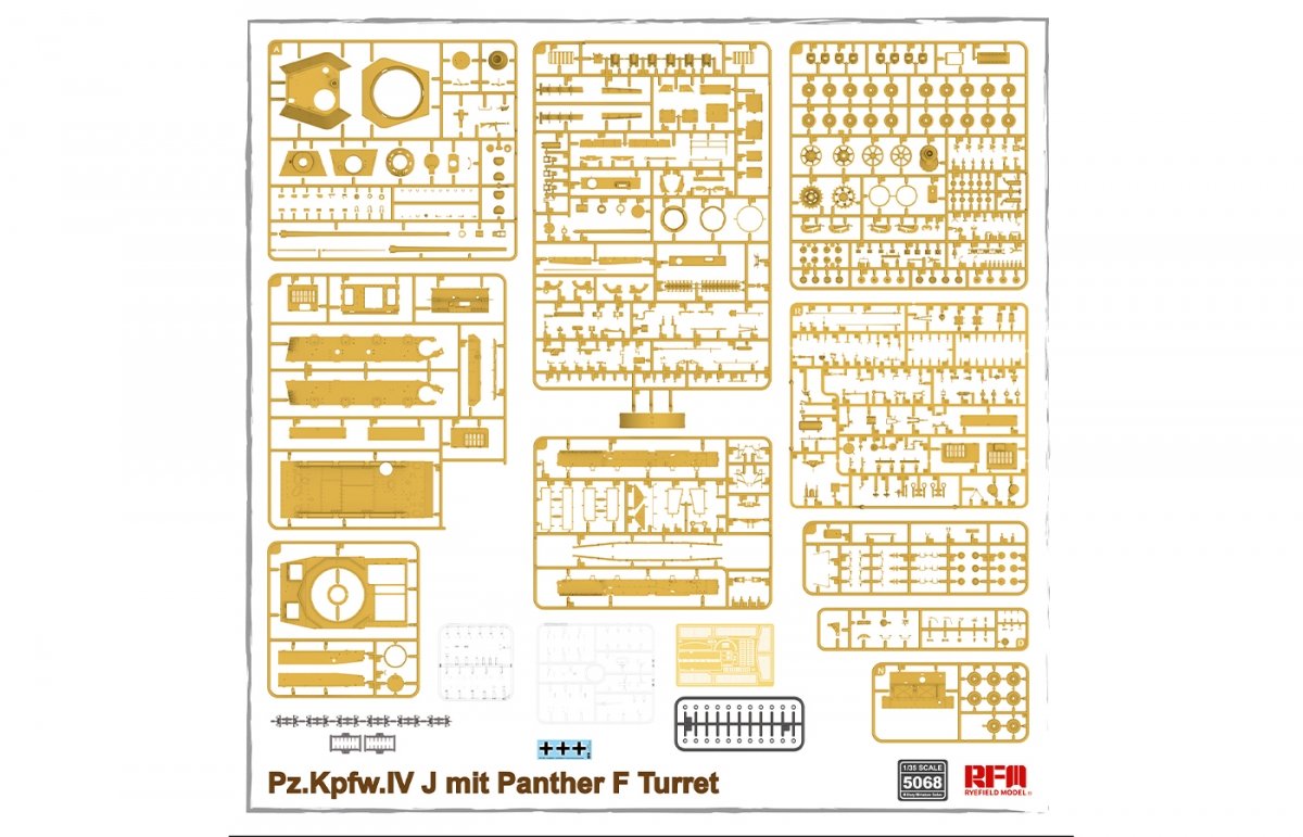 Rye Field Model 5068 Pz.Kpfw.IV J mit Panther F Turret 1/35 – image 2