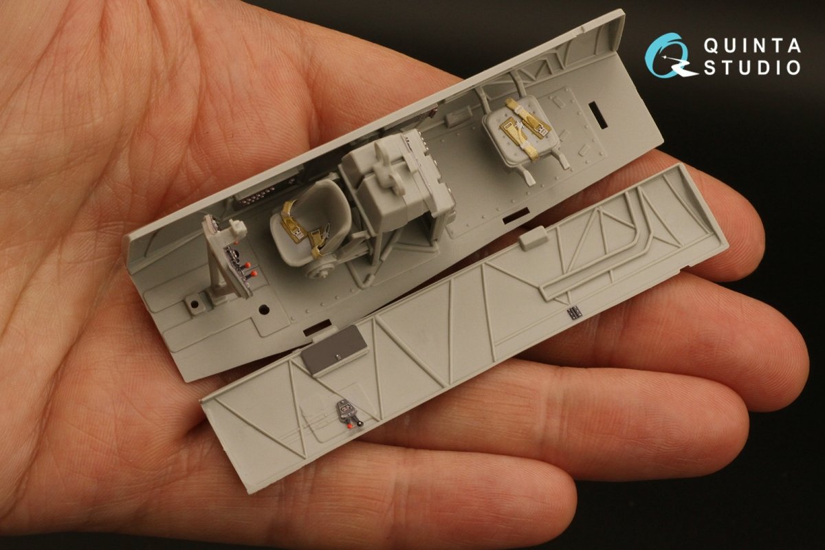 Quinta Studio QD48289 Ar 196A-3 3D-Printed &amp;amp; colored Interior on decal paper (Italeri) 1/48 – image 9