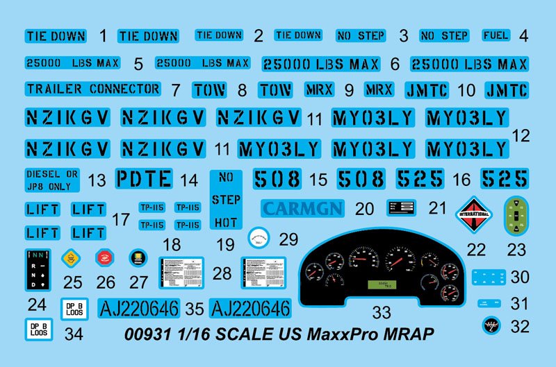 Trumpeter 00931 US Mauxxpro MRAP 1/16 – image 4