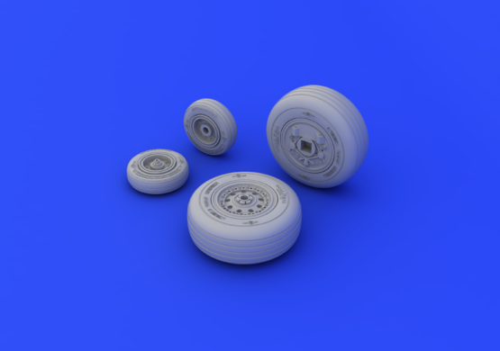 Eduard 648253 F-4J wheels 1/48 ACADEMY – image 2