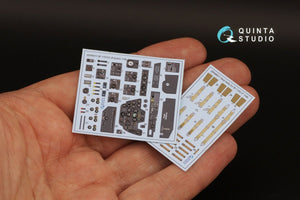 Quinta Studio QD48311 Bf 110C/D 3D-Printed &amp;amp; coloured Interior on decal paper (Eduard) 1/48 – zdjęcie 2
